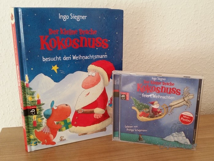 der kleine Drache Kokosnuss feiert Weihnachten als Buch und Hörbuch für Kinder