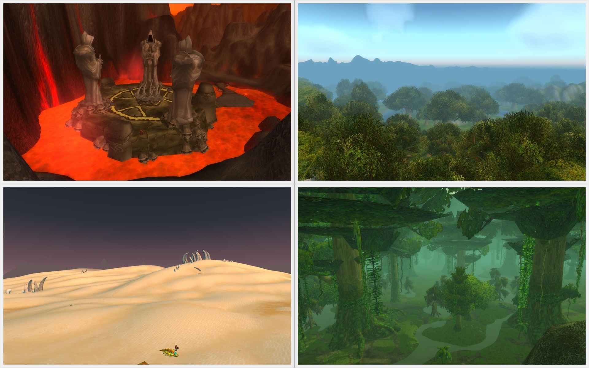 Einblicke in World of Warcraft Landschaften