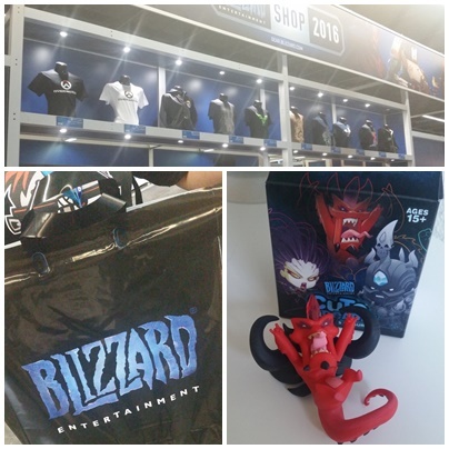 Der Blizzard Shop auf der GamesCom 2016