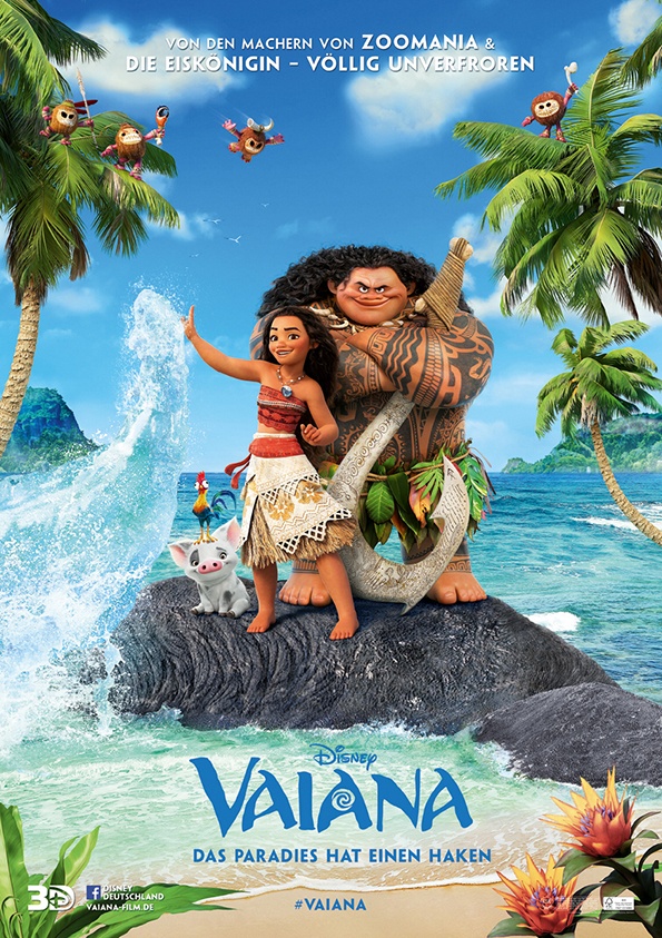 Disney Vaiana - das Paradies hat einen Haken - Kinoplakat