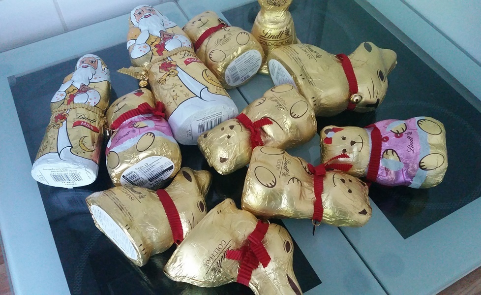 Schokoladenreste von Weihnachten und Ostern lassen sich einfach zu Schoko Crossies verarbeiten