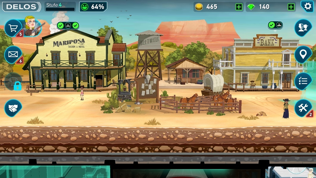 Westworld Mobile Game Start in Sweetwater